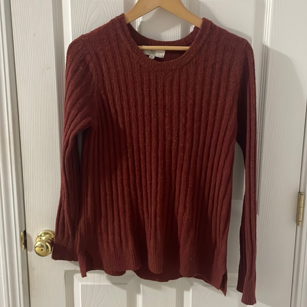Women’s orange sweater